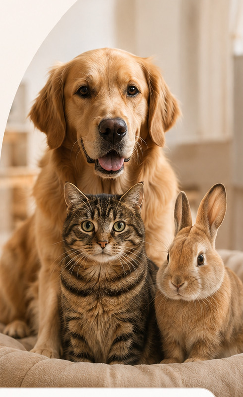 Chien, chat et lapin Parmain Vet