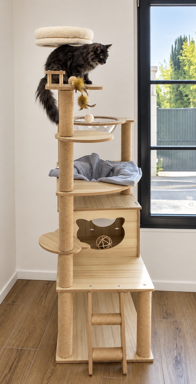 Espace de jeux et arbre à chat Parmain Vet